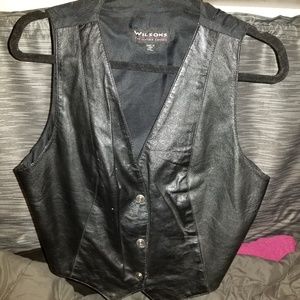 Leather vest